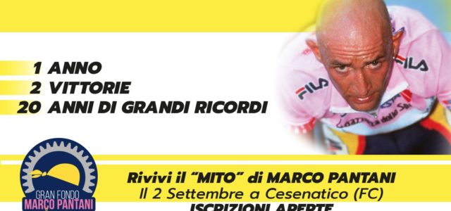 Gf MARCO PANTANI  : APPUNTAMENTO DAL 31 AGOSTO AL 2 SETTEMBRE