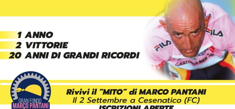 Gf MARCO PANTANI  : APPUNTAMENTO DAL 31 AGOSTO AL 2 SETTEMBRE